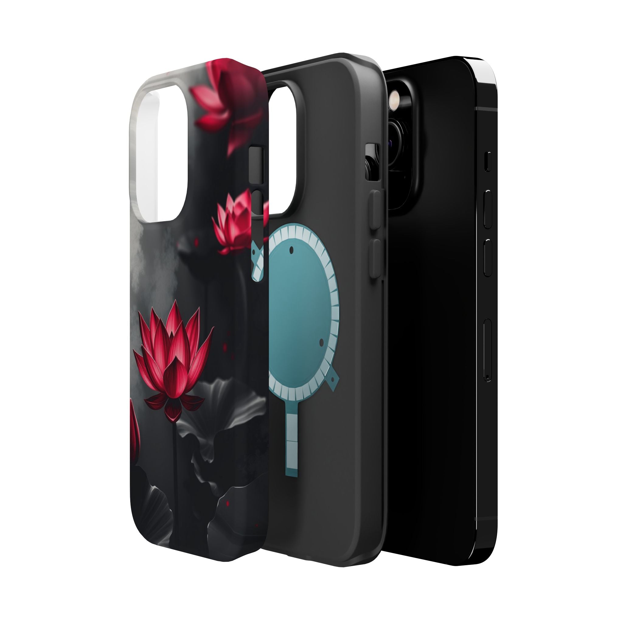 iPhone Lotus Pond Mystic Art 15 Slim Everyday Designer Case · iPhone Case