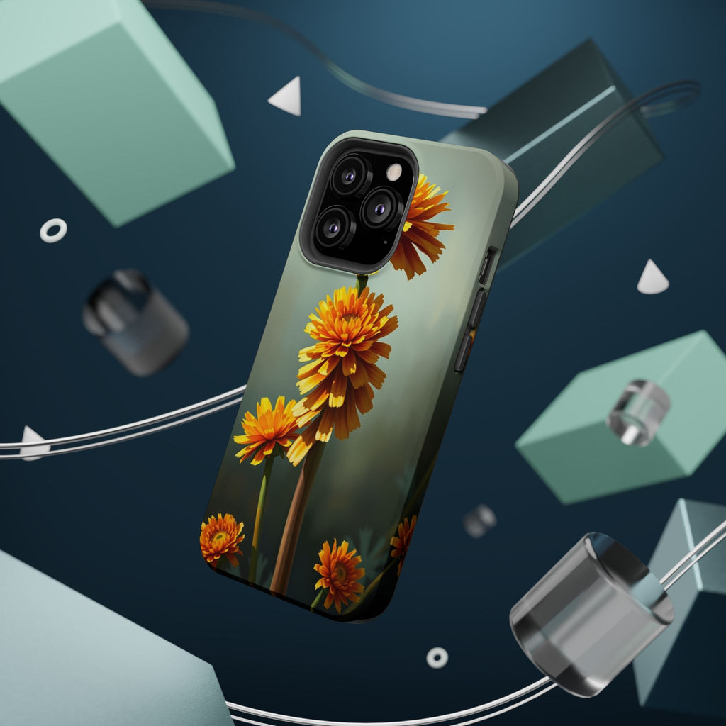 iPhone Ranunculus Stack Electric Art Slim Everyday Designer Case · iPhone Case