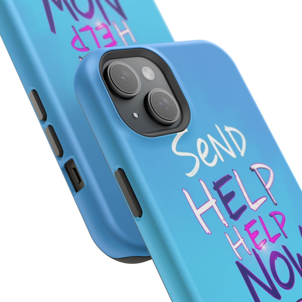 iPhone Radiant Send Help Now Design Slim Everyday Designer Case · iPhone Case