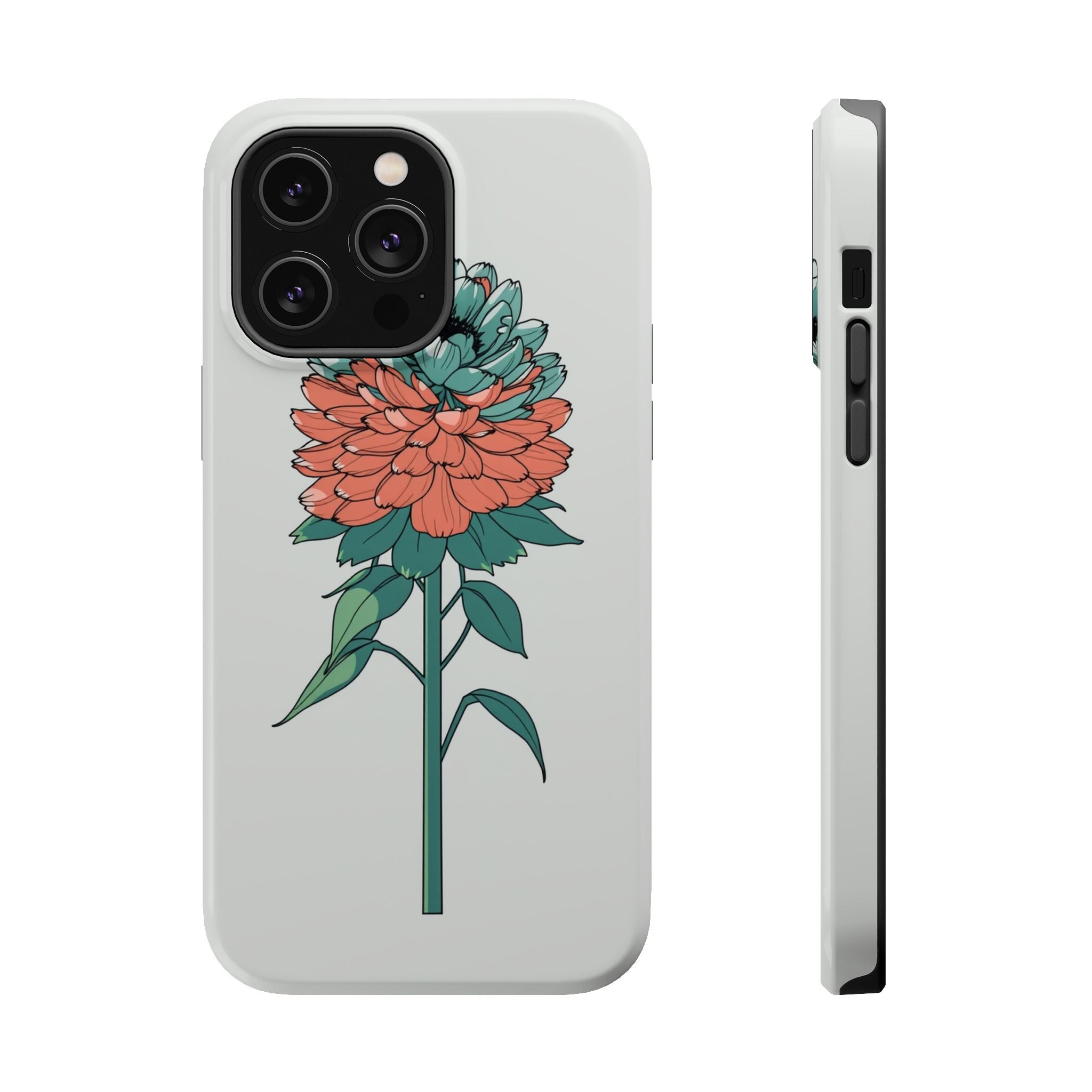 iPhone Serene Ranunculus Stack Design Slim Everyday Designer Case · iPhone Case