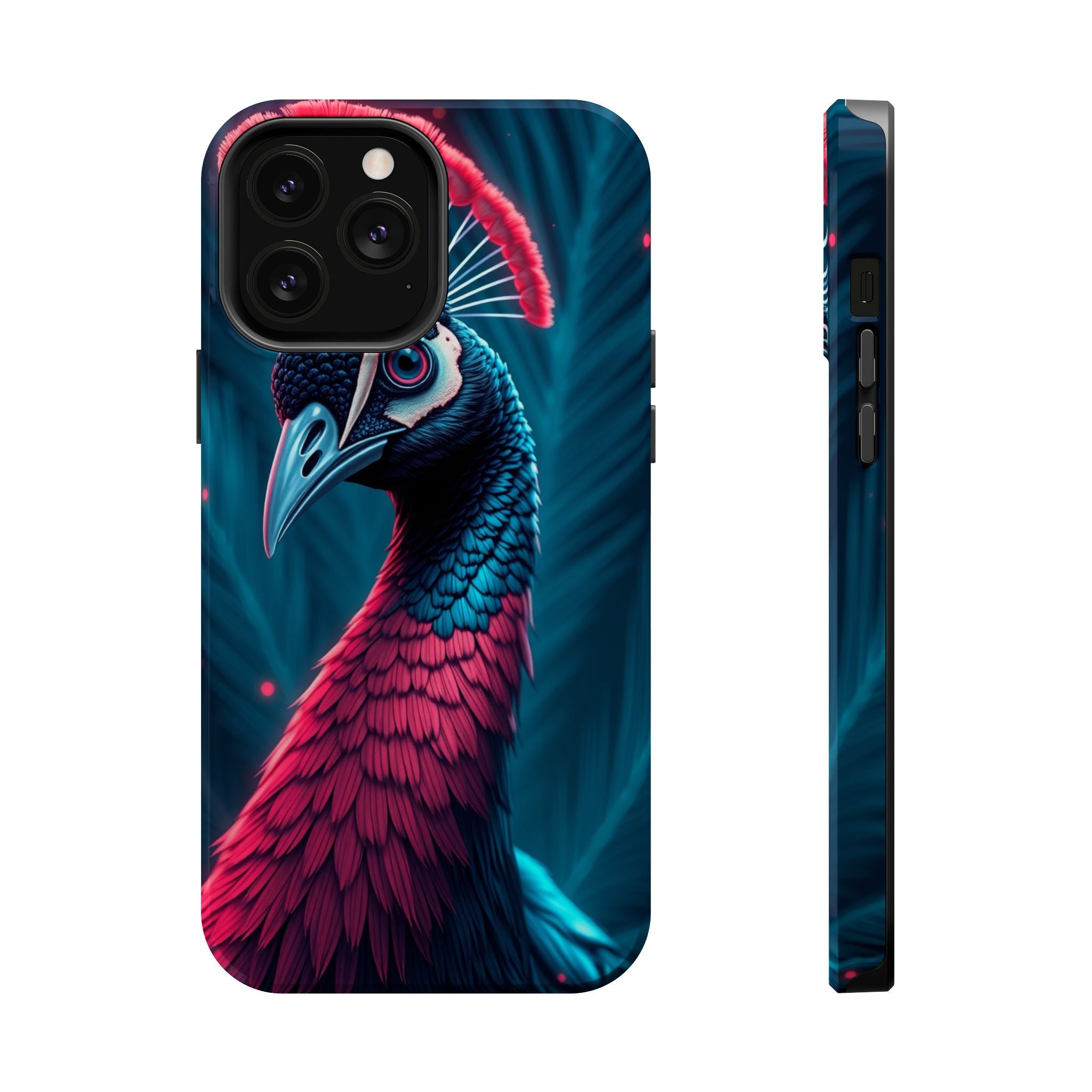 iPhone Nouveau Peacock Electric Art Slim Everyday Designer Case · iPhone Case