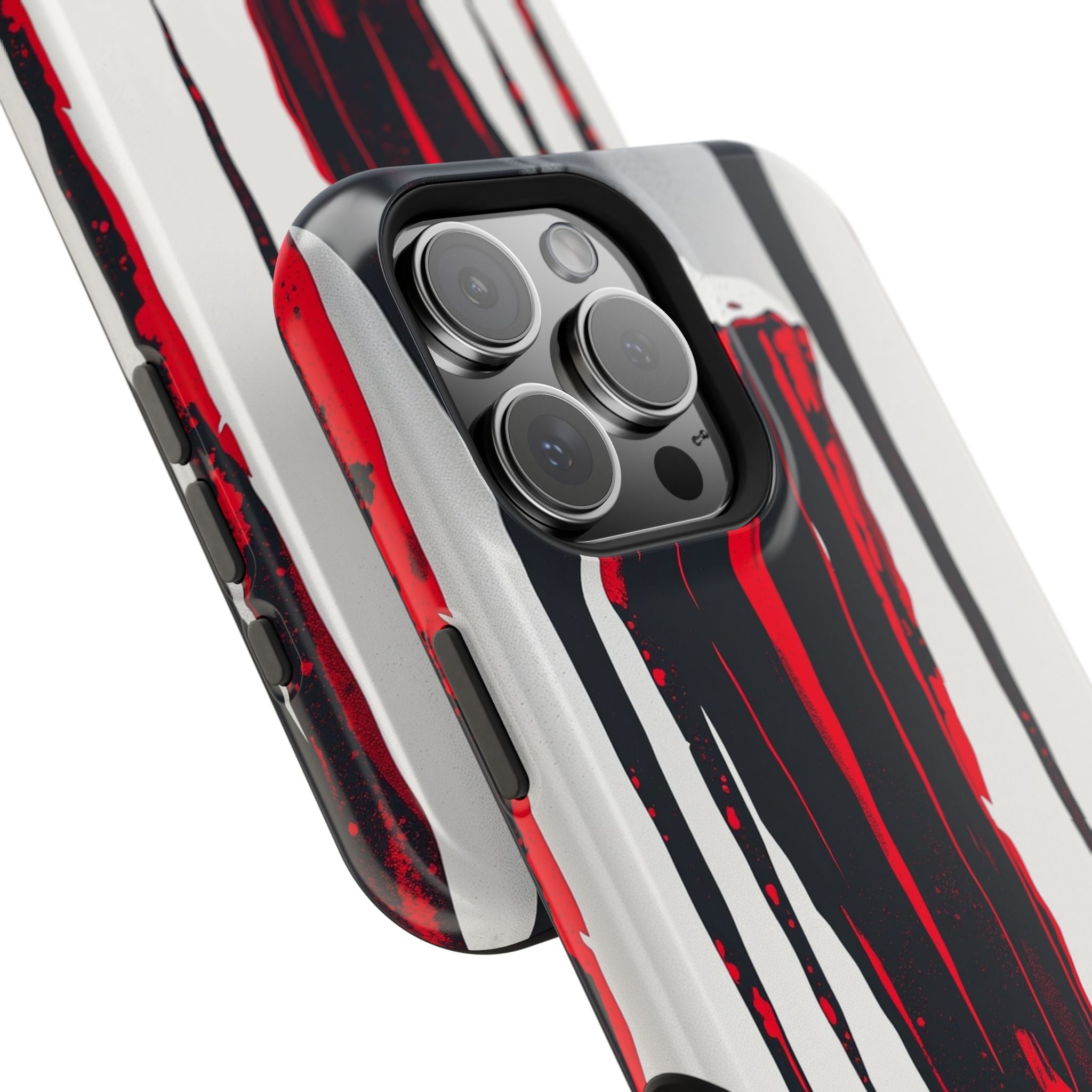 iPhone Black And Crimson Icicle Formation Slim iPhone 15 Everyday · iPhone Case