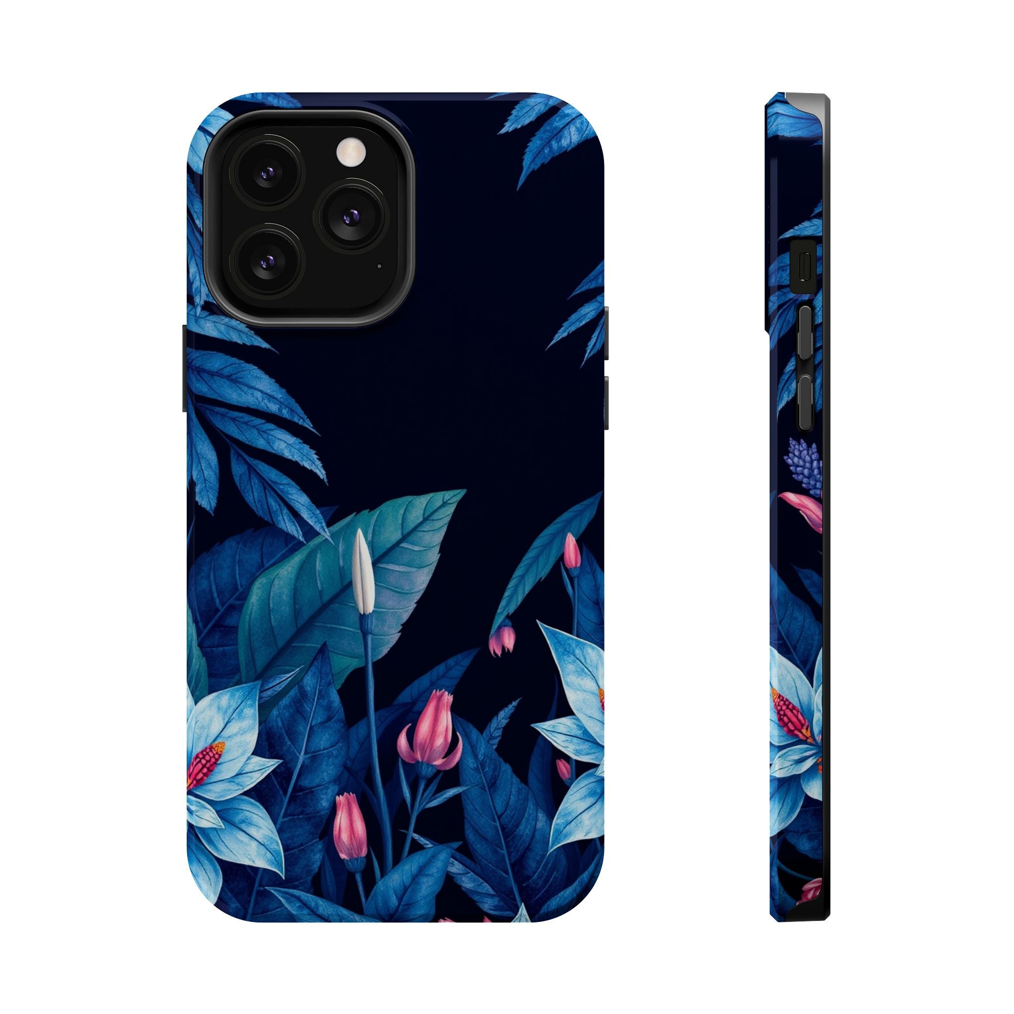 iPhone Serene Jungle Floral Design Clean Minimal Snap Cas Slim Snap Case · iPhon