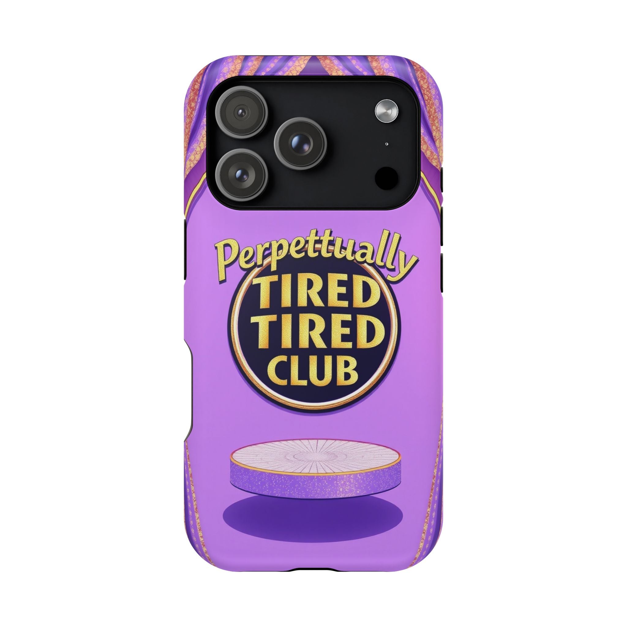 iPhone Perpetually Tired Club Bold Art Slim Everyday Designer Case · iPhone Case