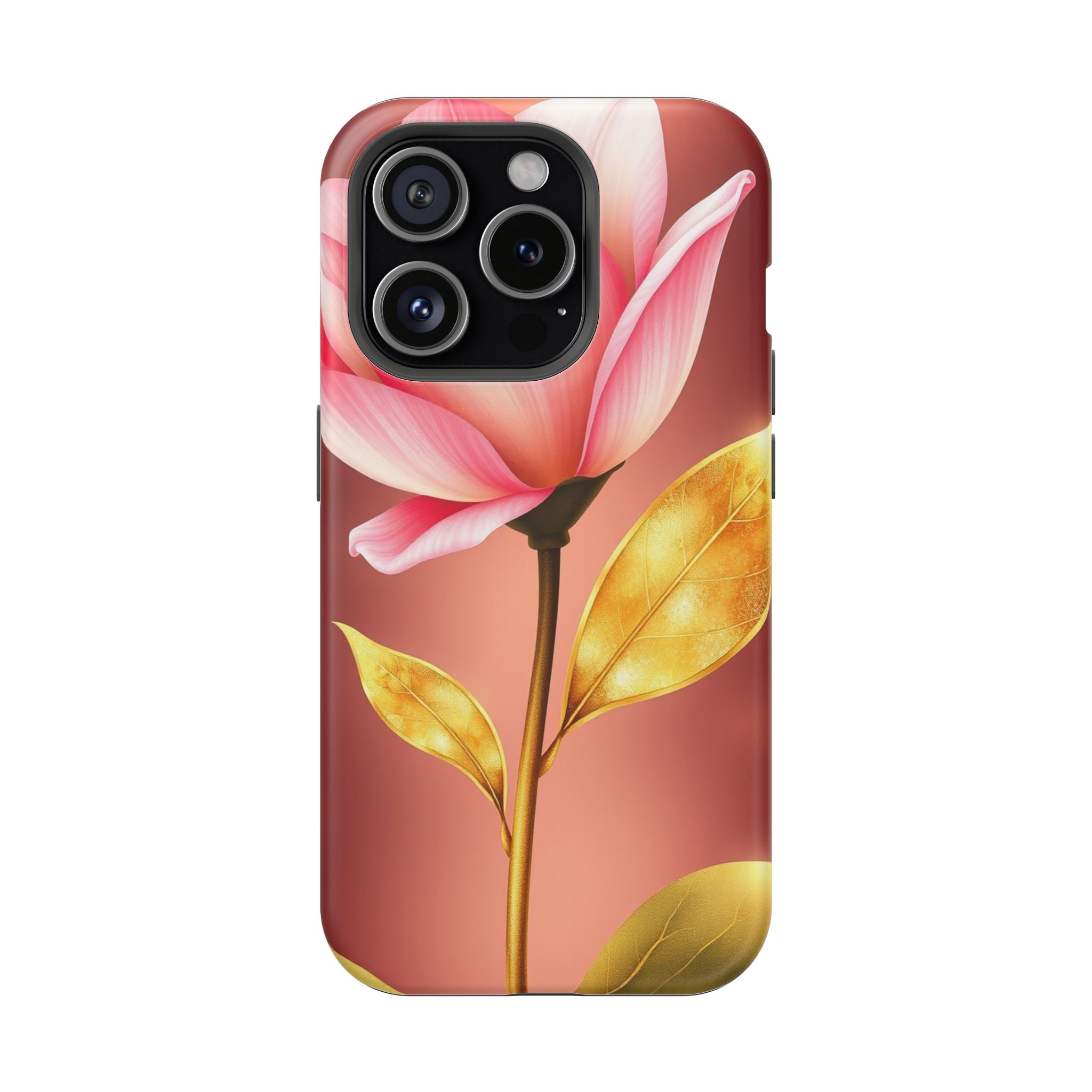 iPhone Dreamy Bloom and Leaf Design 14 Slim Everyday Designer Case · iPhone Case