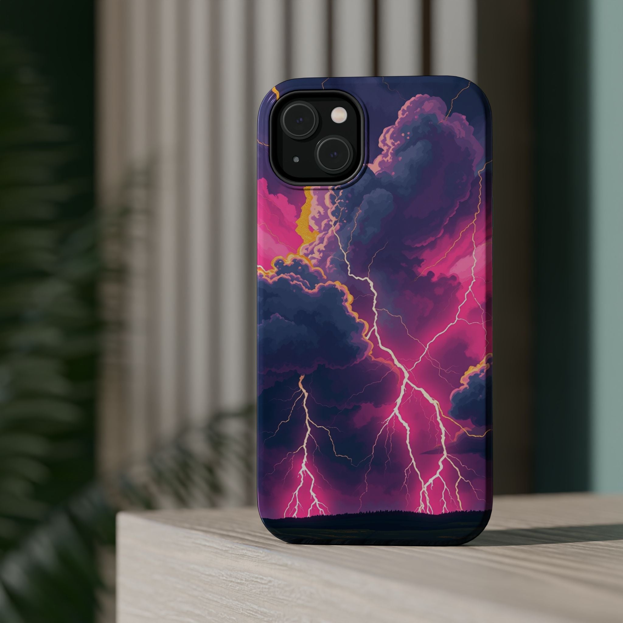iPhone Serene Thunderstorm Sky Design Slim Everyday Designer Case · iPhone Case