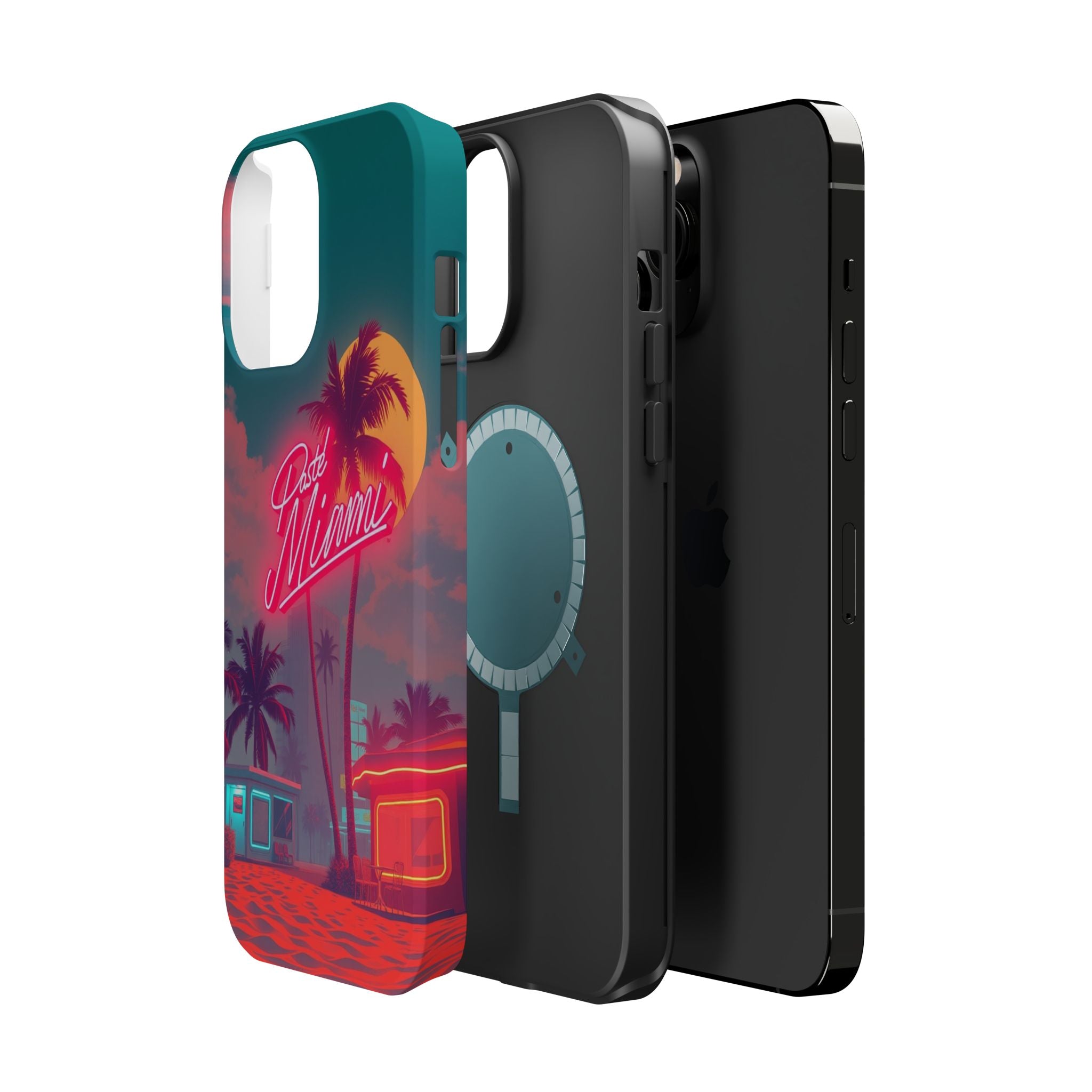 iPhone 1980s Pastel Miami Enchanted Art Slim Everyday Designer Case · iPhone Cas
