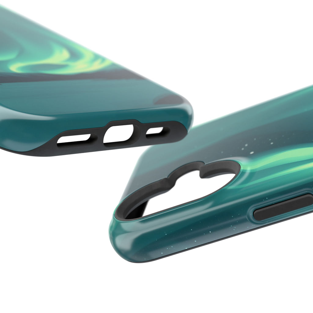 iPhone Northern Lights Abstract Geometric Slim iPhone Everyday Designer · iPhone