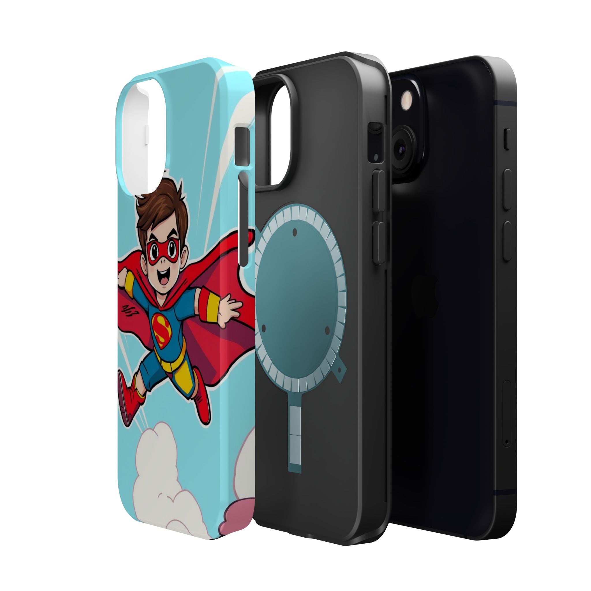 iPhone Kid Superhero Flying Kids Fun iPhone Phone Case Gift Slim · iPhone Case