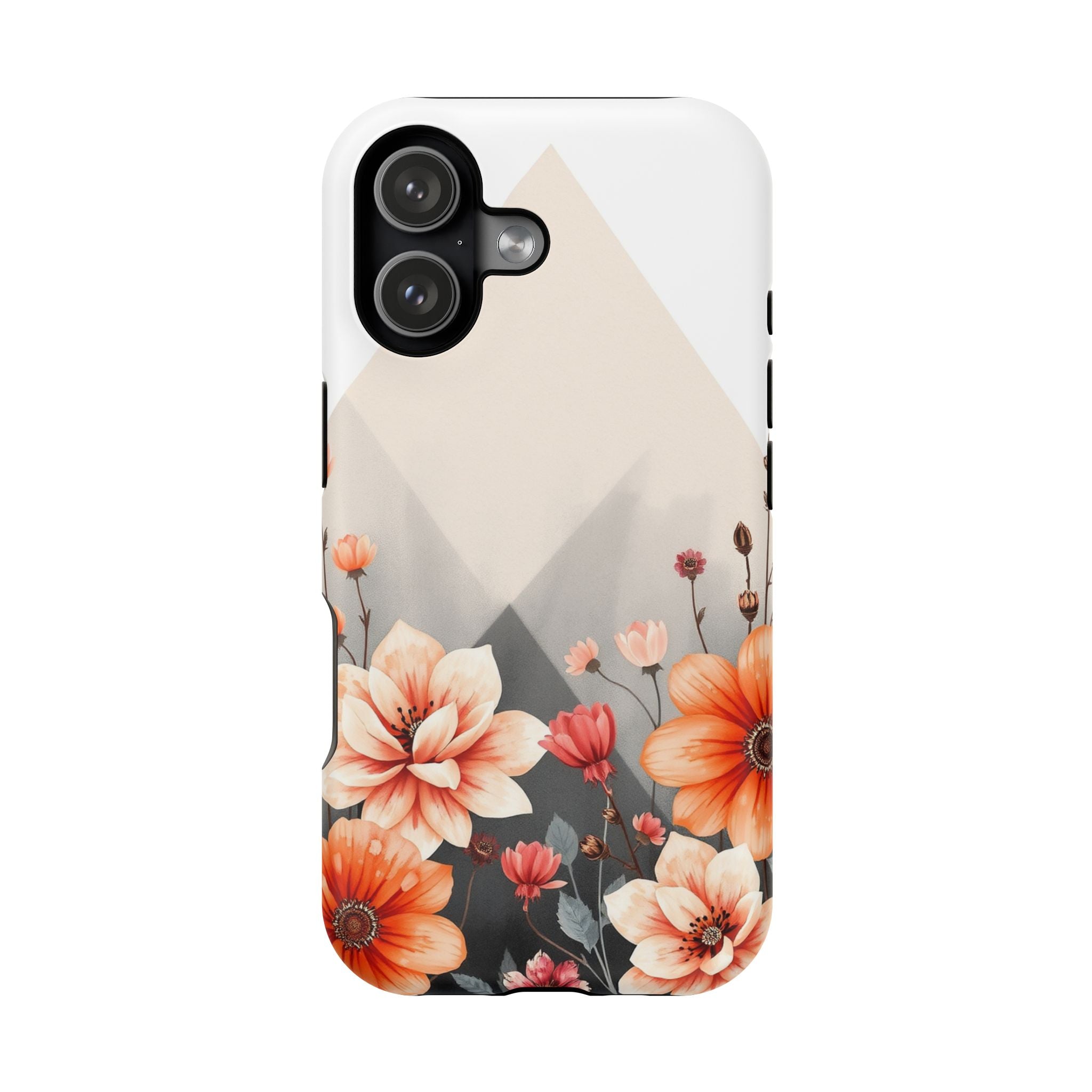 iPhone Floral Geometric Vibrant Design Slim Snap Case · iPhone Case