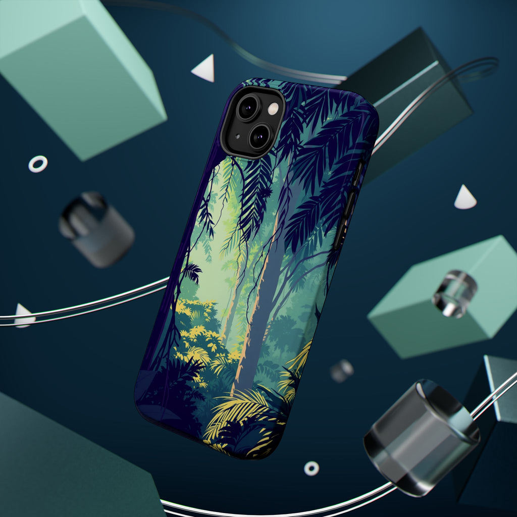 iPhone Mint And Blush Rainforest Canopy Slim Everyday iPhone Designer · iPhone C