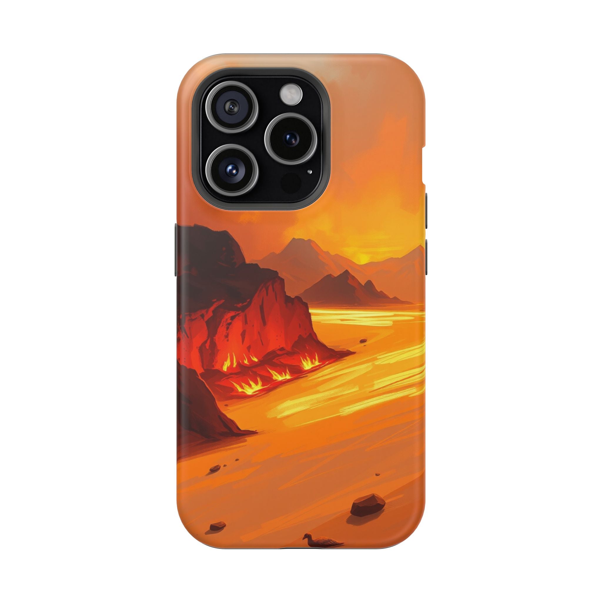 iPhone Burnt Orange And Sand Wildfire Glow Slim iPhone Everyday · iPhone Case