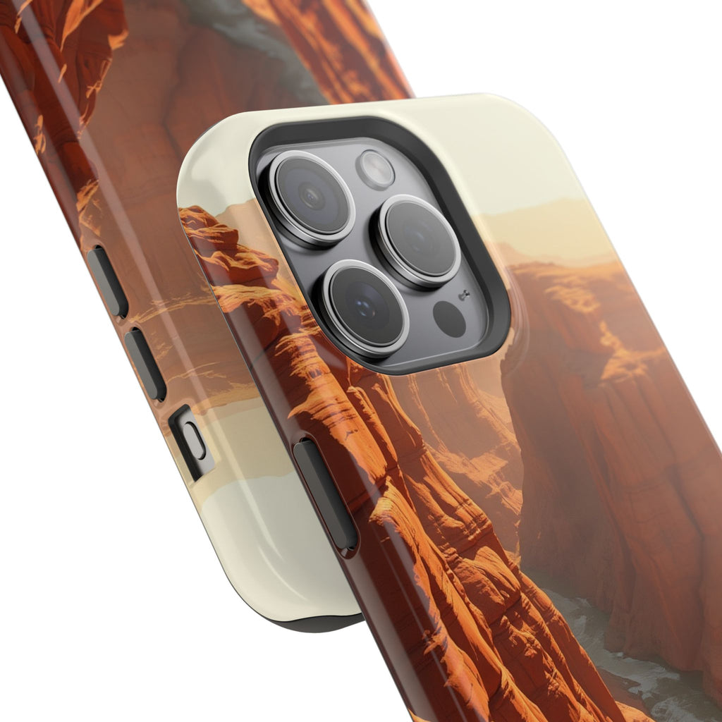 iPhone Vibrant River Canyon Design Bold Modern Everyday Snap Case · iPhone Case