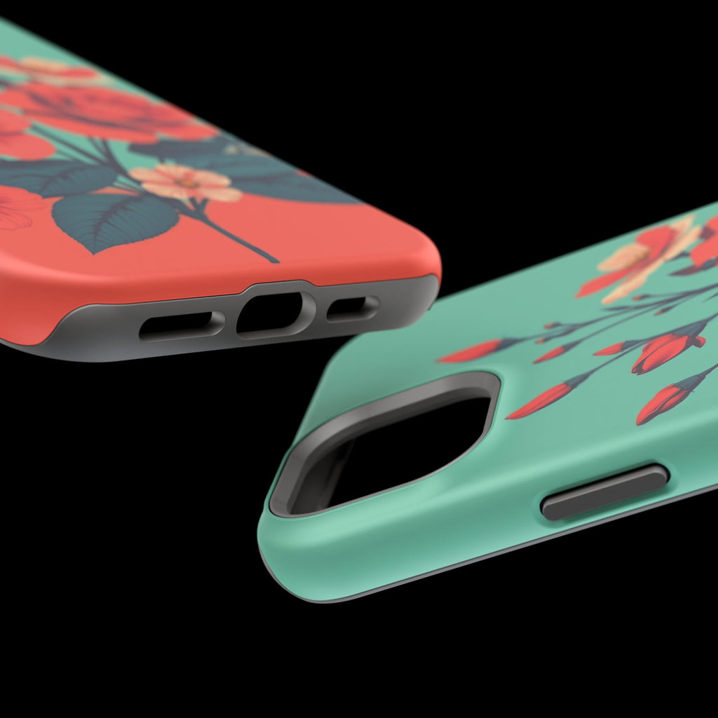 iPhone Pin-up Floral Cinematic Art Bold Modern Everyday Snap Case · iPhone Case