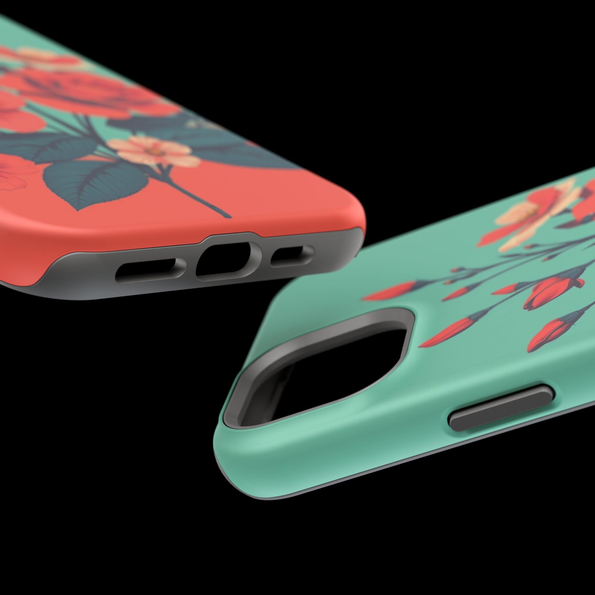 iPhone Pin-up Floral Cinematic Art Bold Modern Everyday Snap Case · iPhone Case