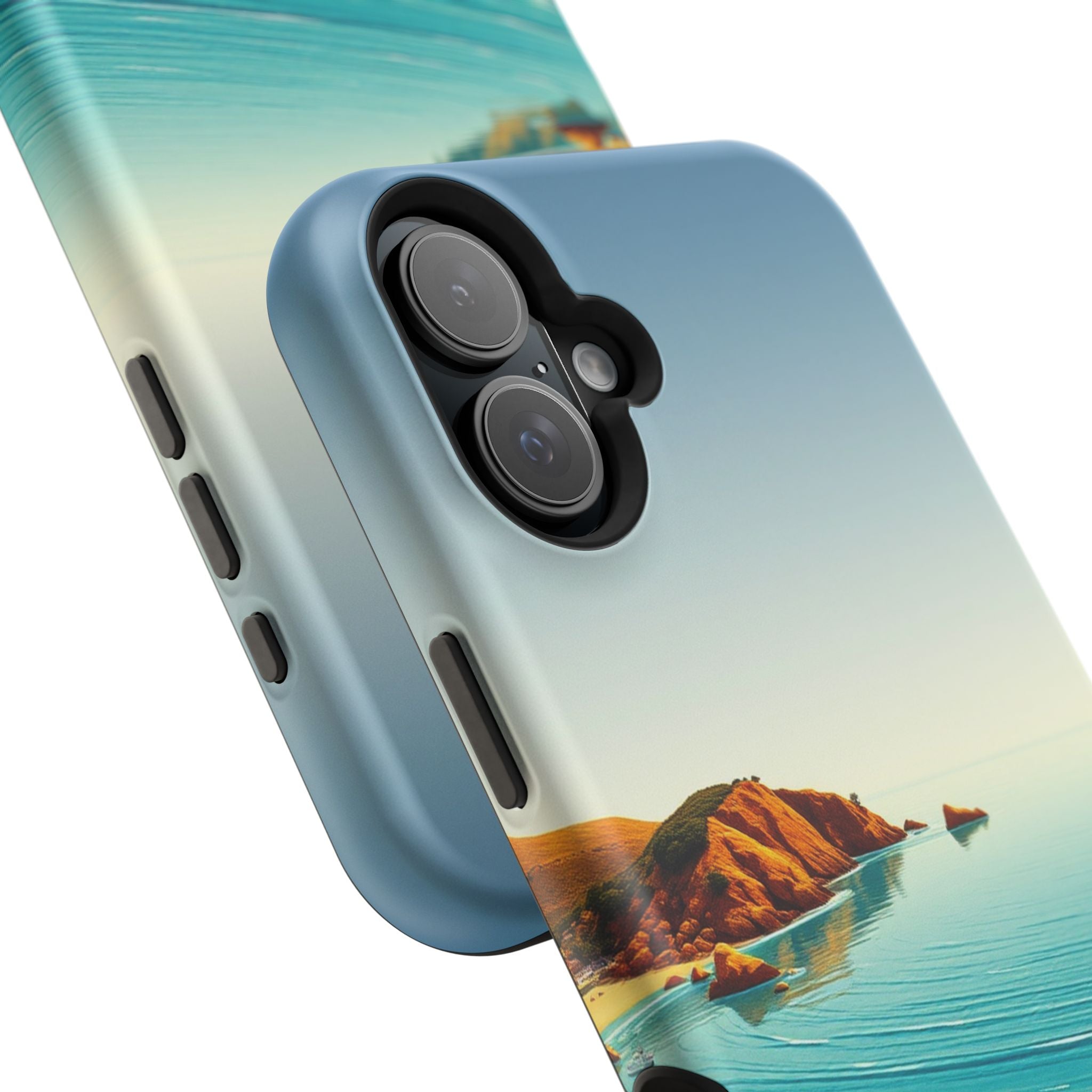 iPhone Mustard And Rust Pebble Beach Slim Everyday iPhone 14 Designer · iPhone C