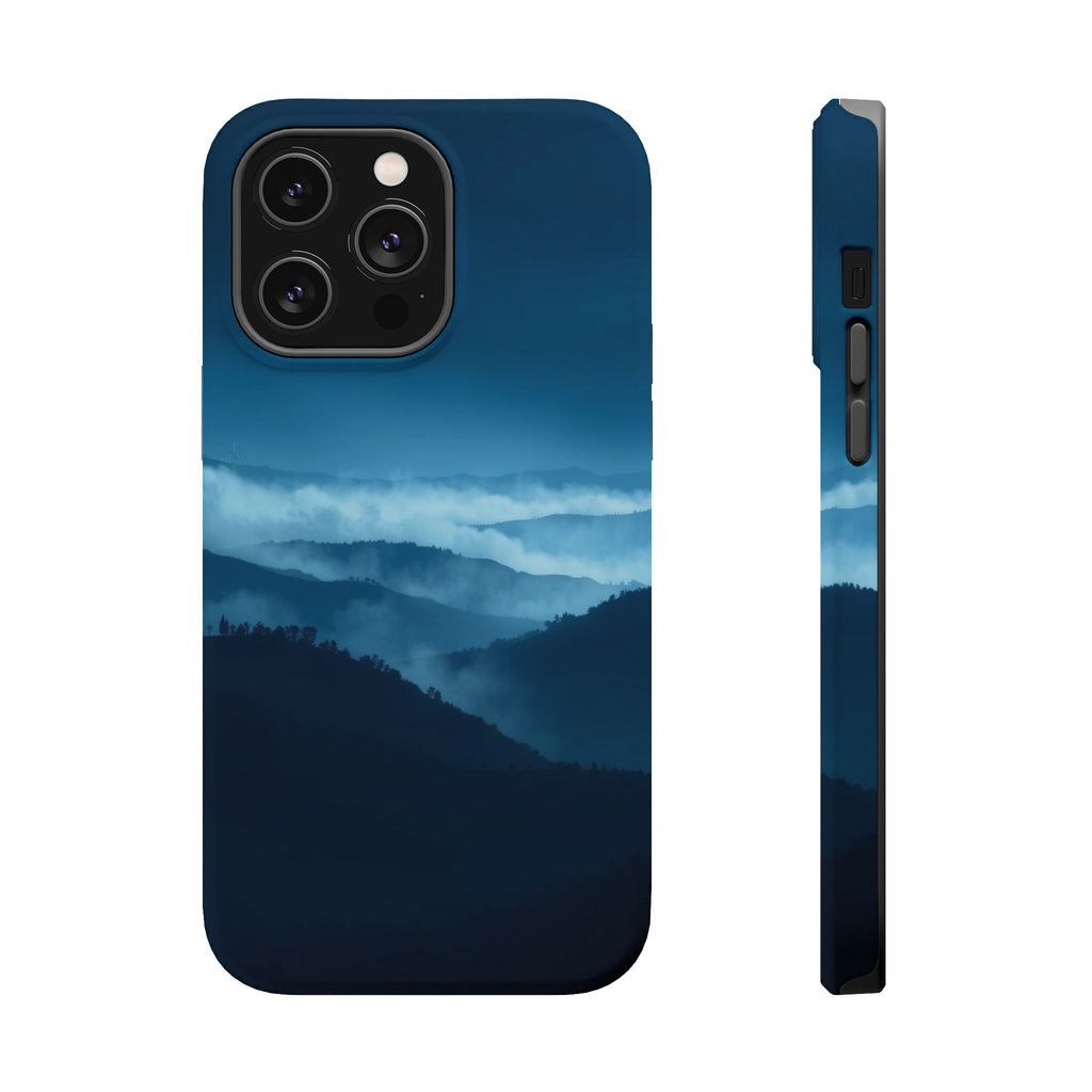 iPhone Earthy Fog Rolling Over Hills Design Slim iPhone Everyday · iPhone Case