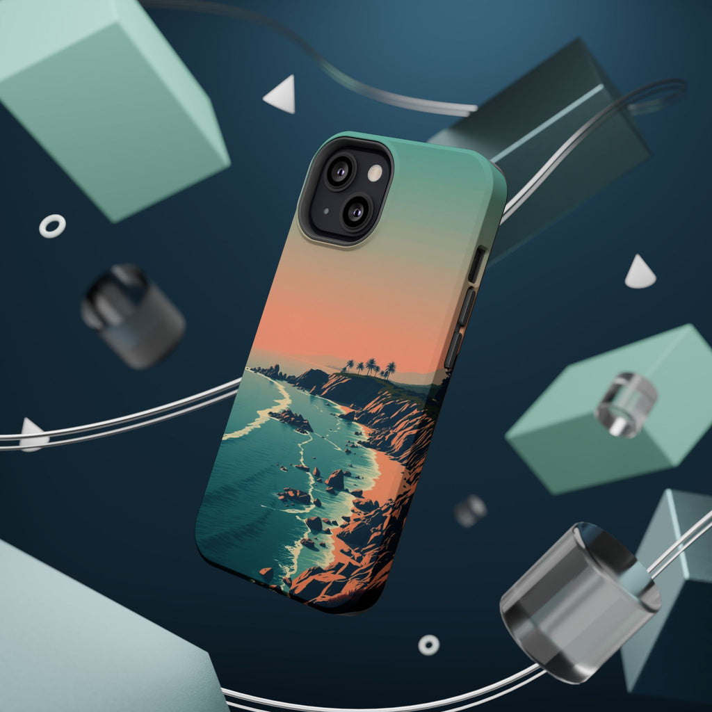 iPhone Radiant Pebble Beach Design Bold Modern Everyday Snap Case · iPhone Case