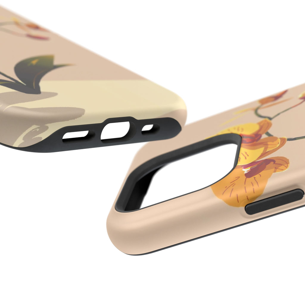 iPhone Orchid Study Pixel Art -Bit Bold Modern Everyday Snap Case · iPhone Case