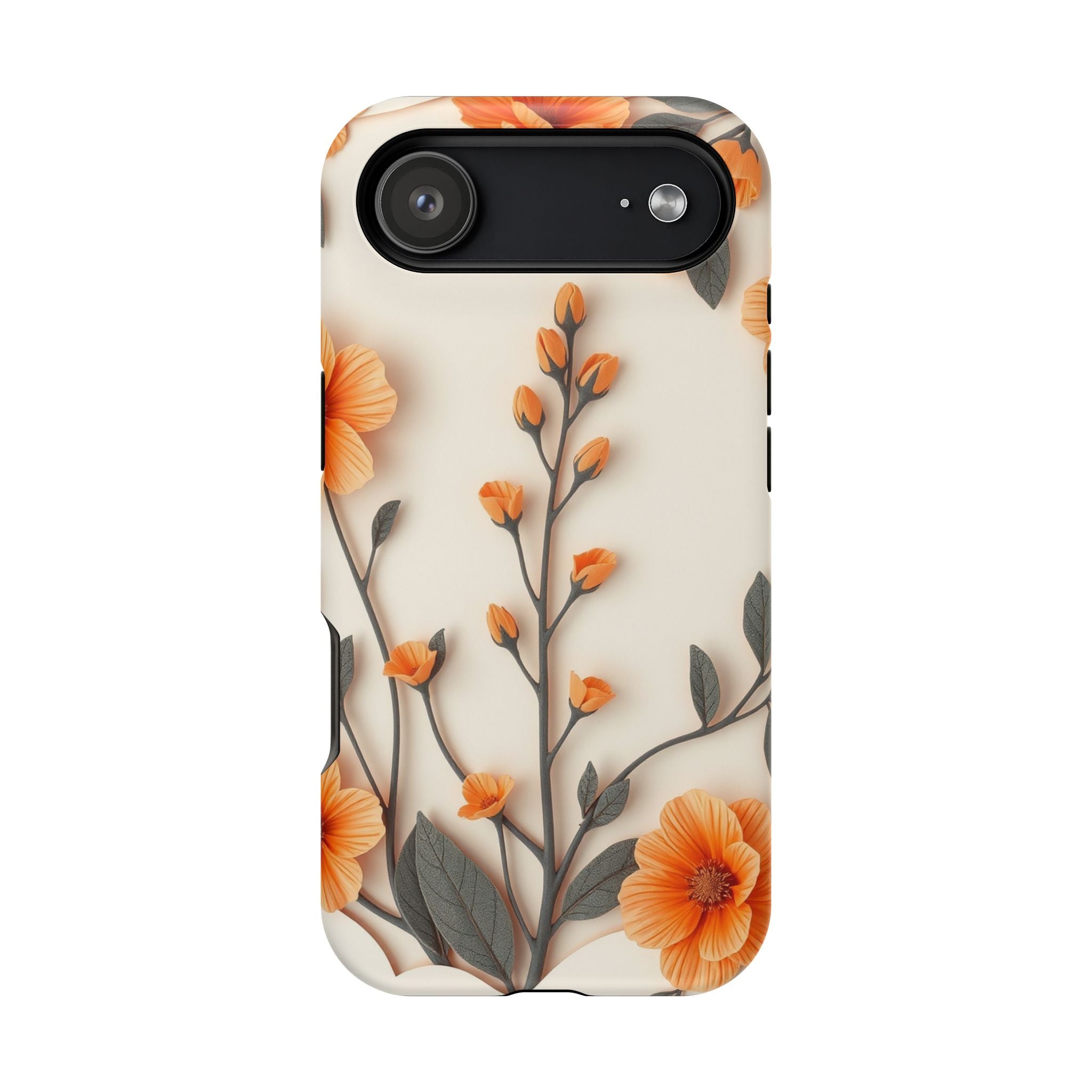 iPhone Vintage Botanical Print Paper Cut Art Slim iPhone Everyday · iPhone Case