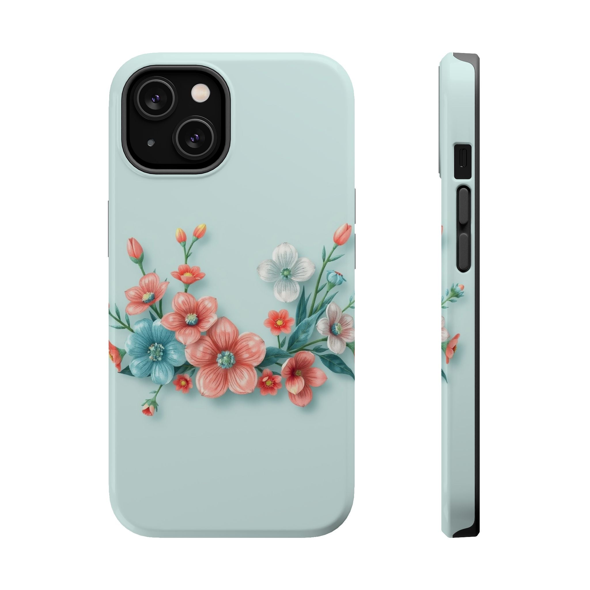 iPhone Serene Floral Crown Design Bold Modern Everyday Snap Case · iPhone Case