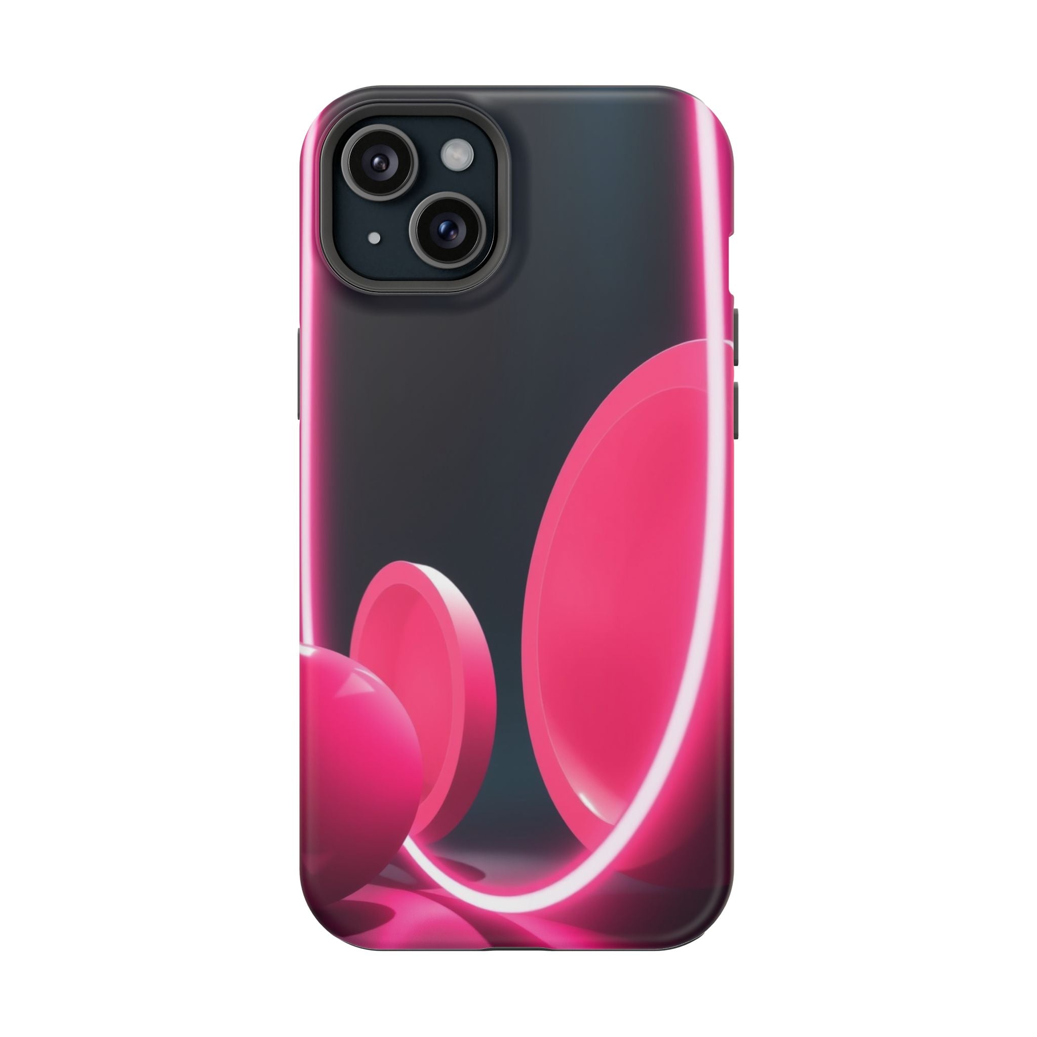 iPhone 1960s Mod Circles Neon Cyberpunk Slim Everyday Designer Case · iPhone Cas