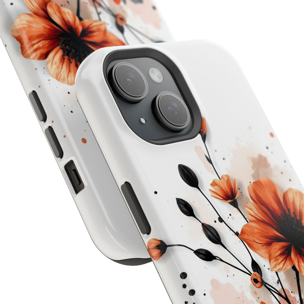 iPhone Floral Watercolor Splash 3D Digital Slim iPhone Everyday · iPhone Case