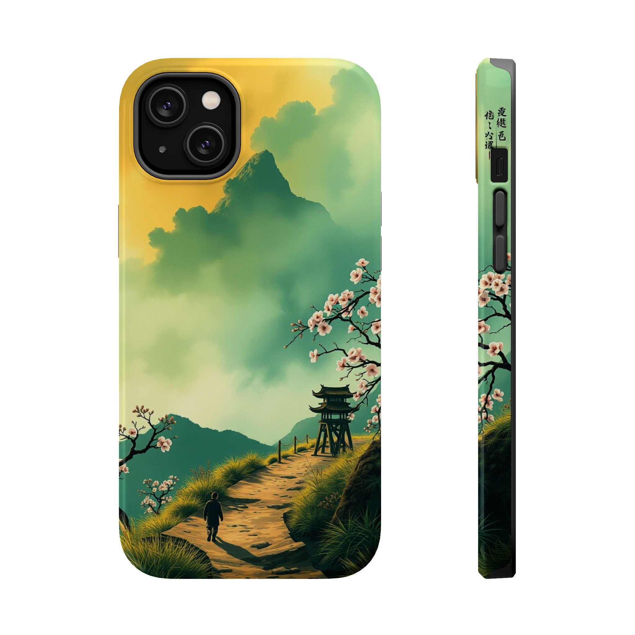 iPhone Blossom Trail Hand-Drawn Sketch Slim Everyday Designer Case · iPhone Case