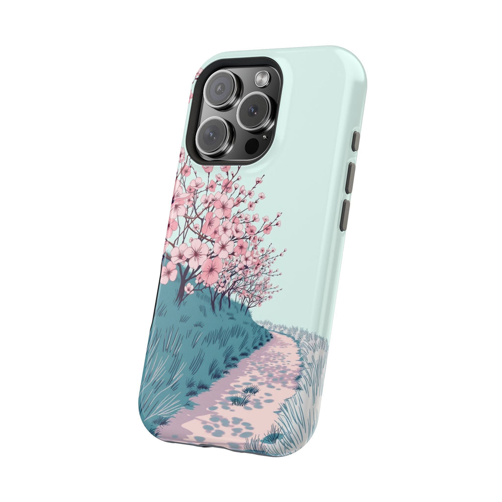 iPhone Radiant Blossom Trail Design Slim Everyday Designer Case · iPhone Case