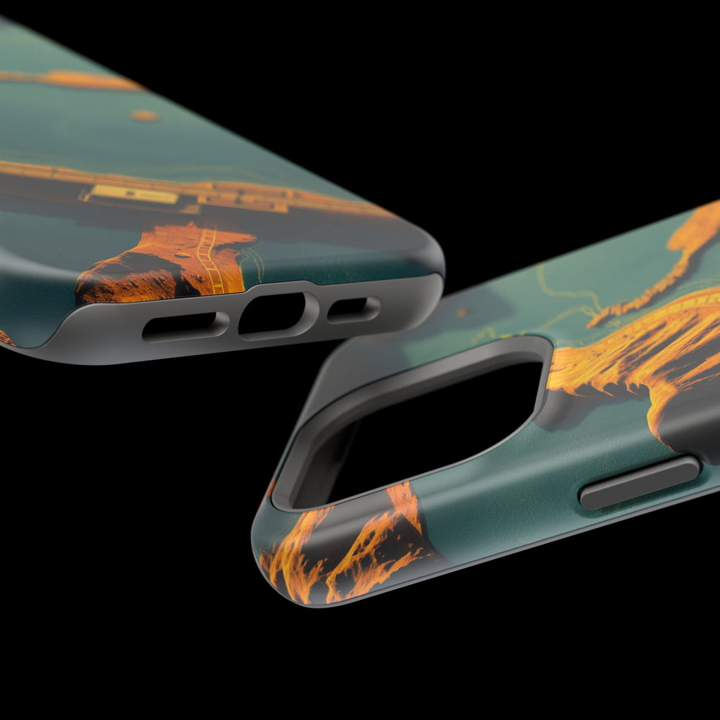 iPhone Vibrant River Delta Aerial Design Slim Everyday iPhone Designer · iPhone