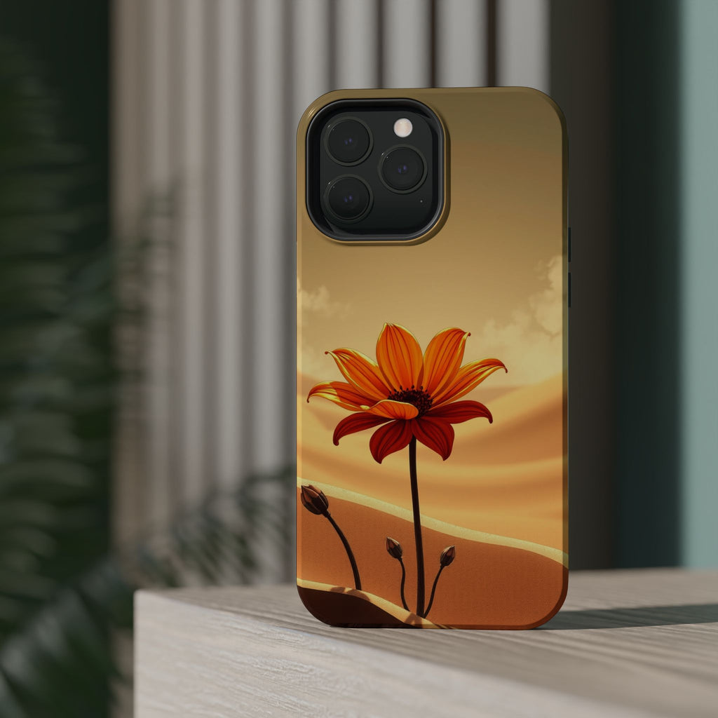 iPhone Neon Floral Dark Gothic Ink Bold Modern Everyday Snap Case · iPhone Case