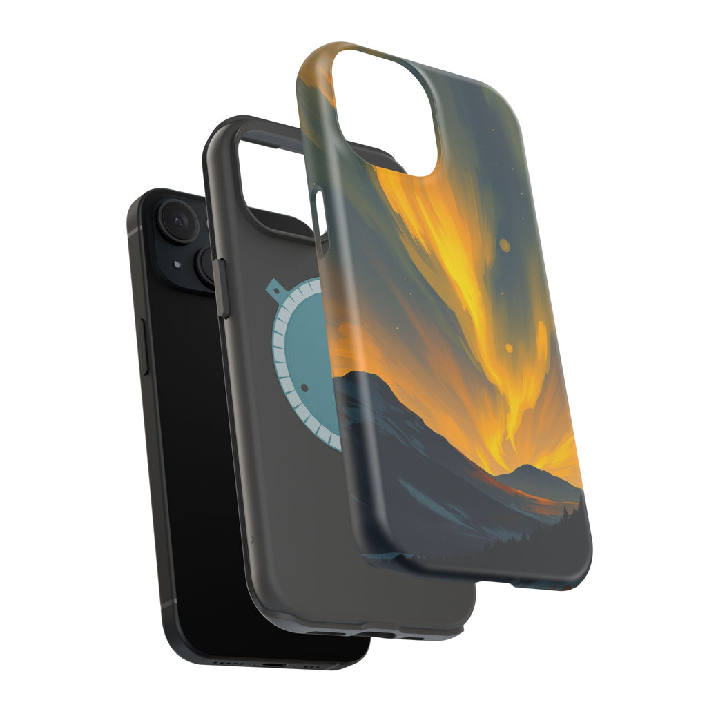 iPhone Serene Northern Lights Design Slim Everyday Designer Case · iPhone Case