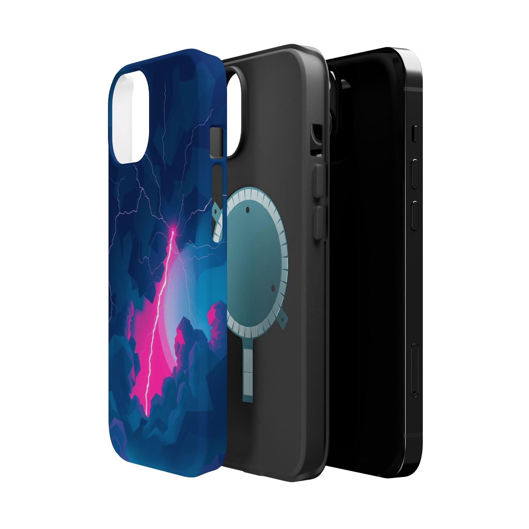 iPhone Thunderstorm Sky Abstract Geometric Slim iPhone Everyday · iPhone Case