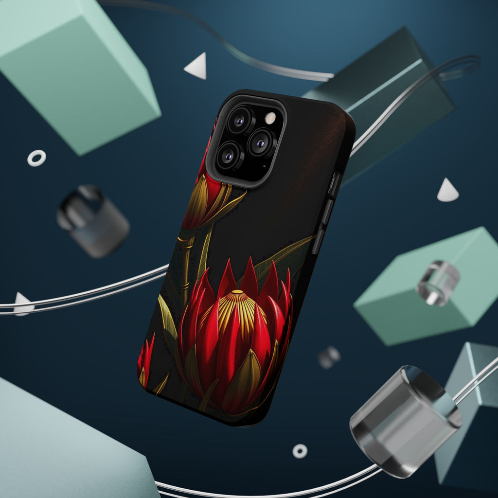 iPhone Protea Bold Gold Foil Luxury Slim Everyday Designer Case · iPhone Case