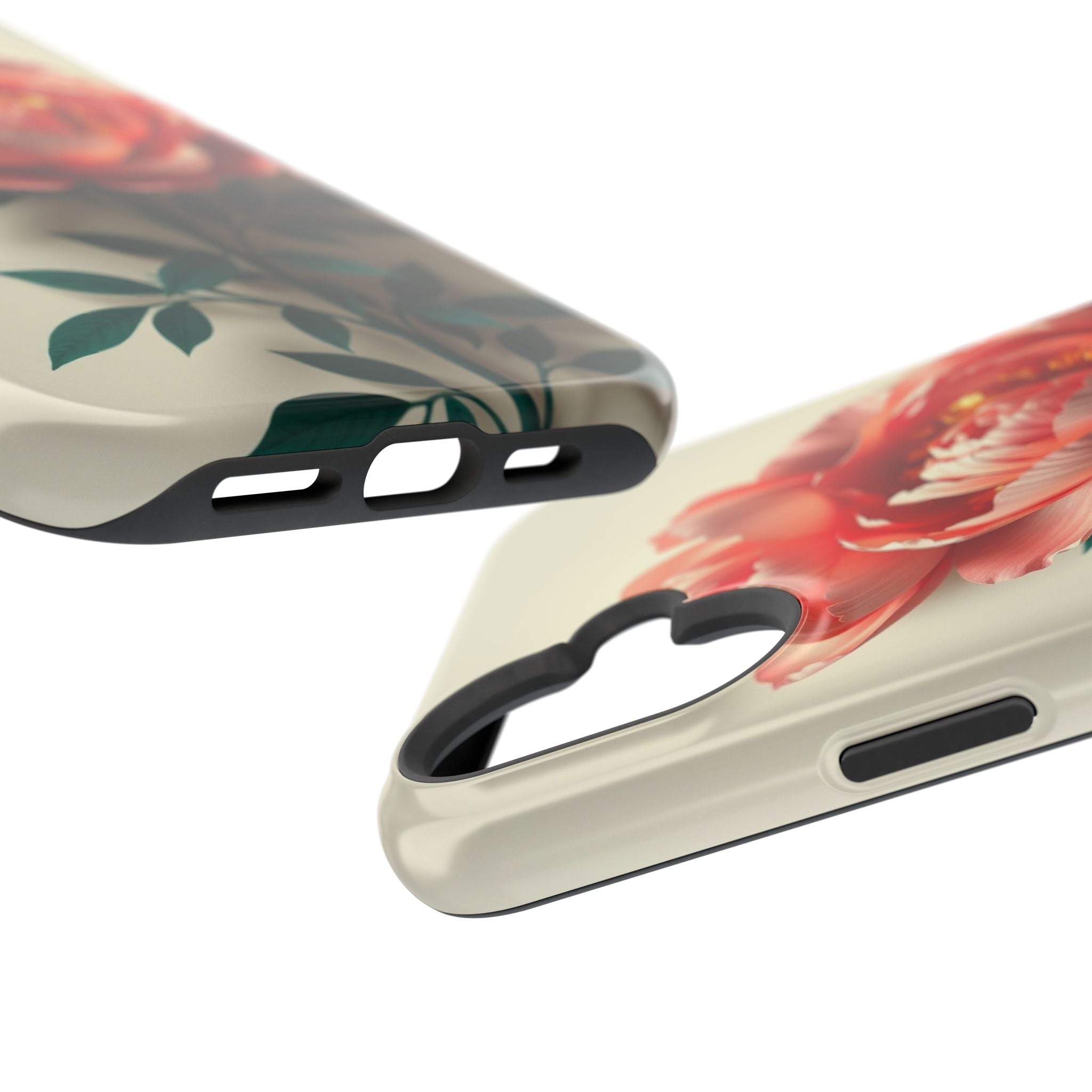 iPhone Emerald Green And Gold Peony Bouquet Slim iPhone Everyday · iPhone Case