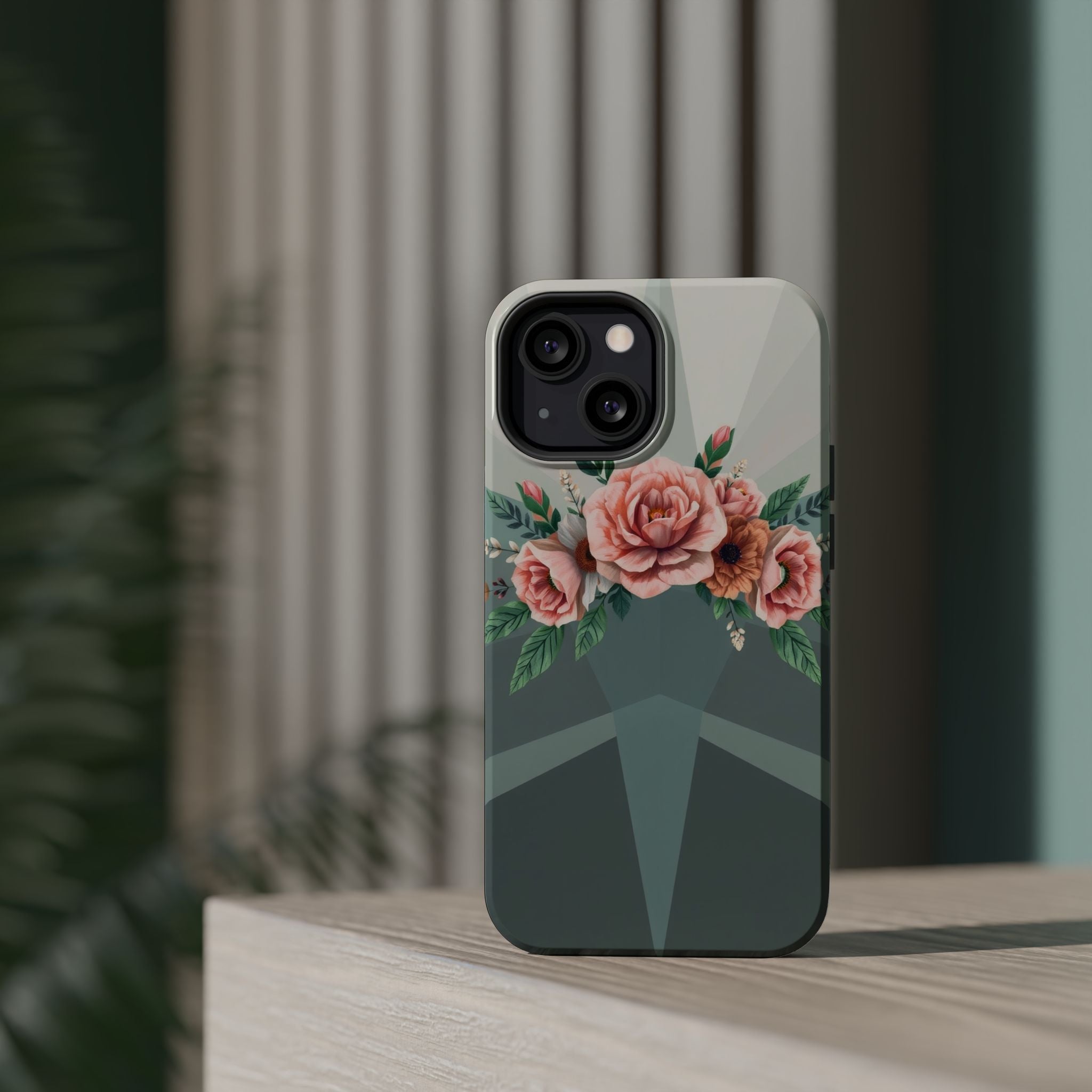 iPhone Floral Crown Abstract Geometric Slim Everyday Designer Case · iPhone Case