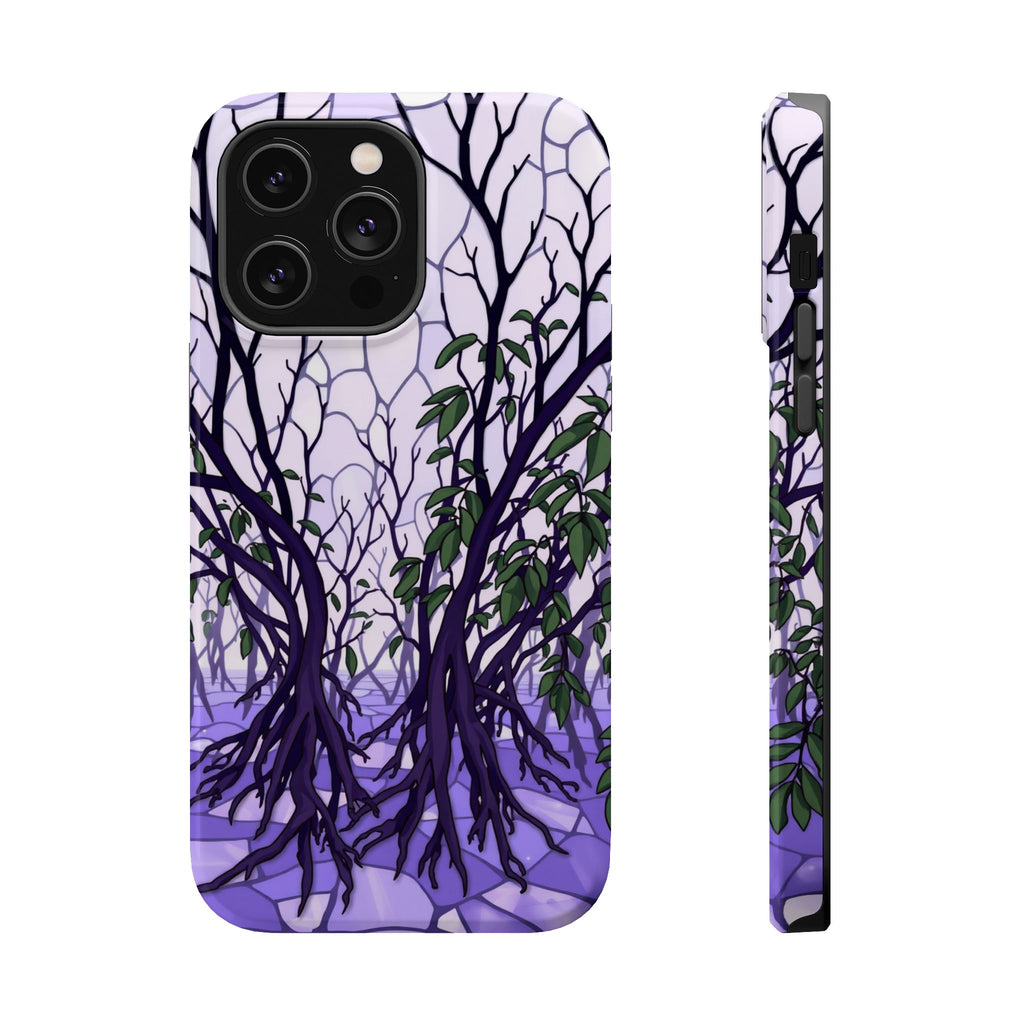 iPhone Lavender And Pearl Mangrove Roots Slim Everyday iPhone Designer · iPhone