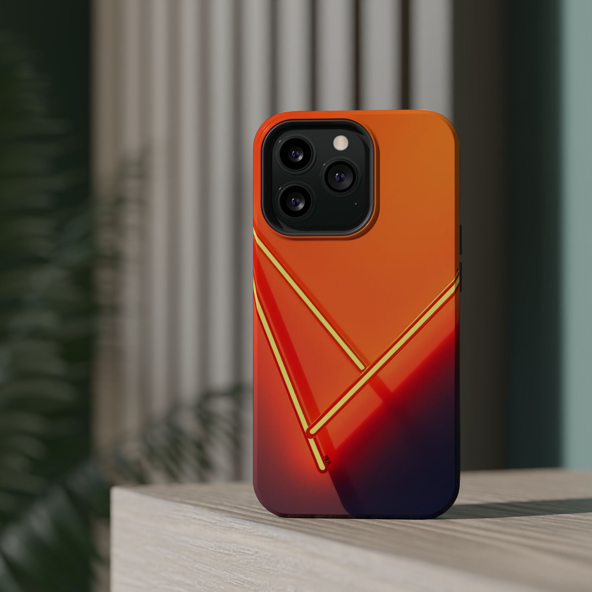 iPhone Neon Geometry Vibrant Watercolor Slim Everyday iPhone Designer · iPhone C