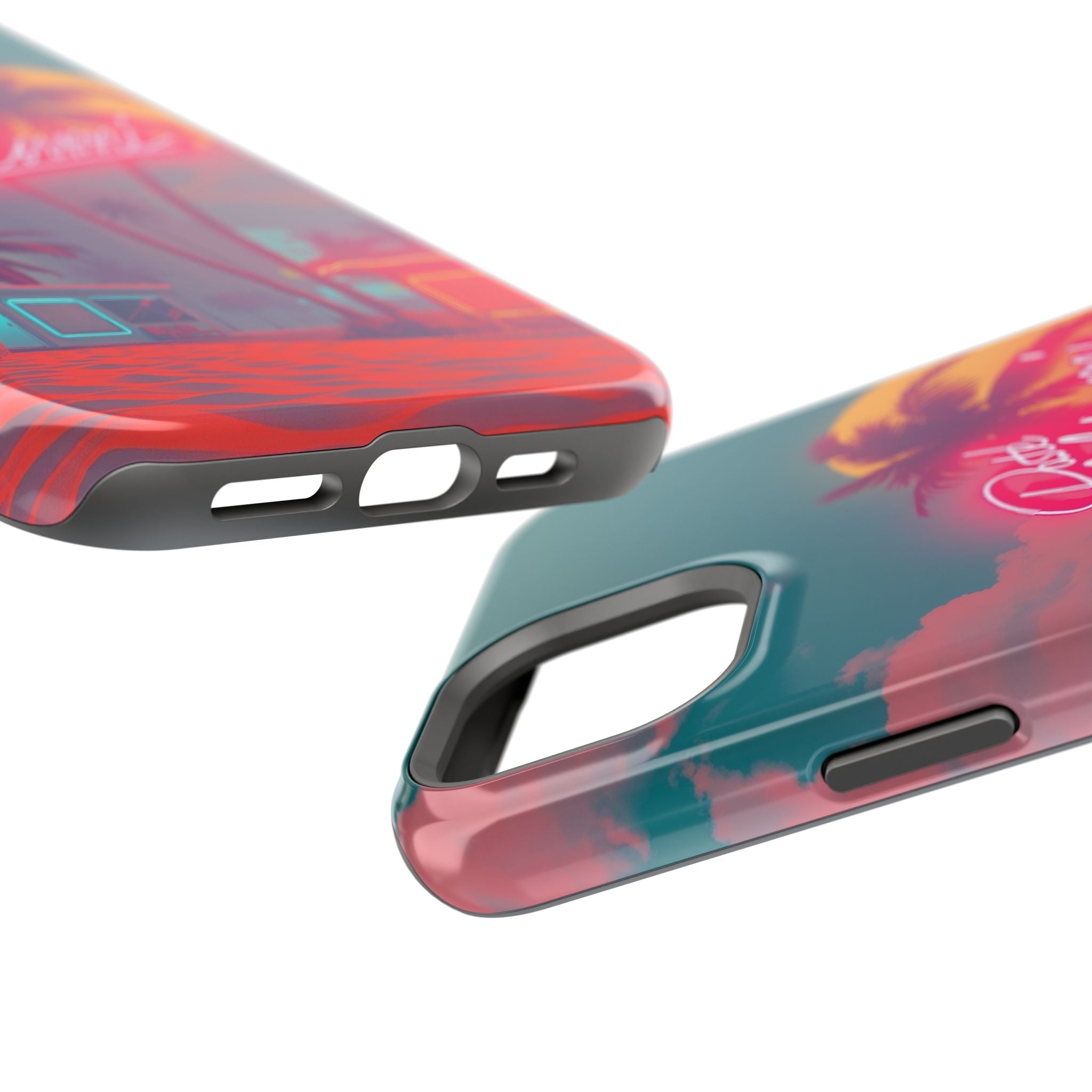 iPhone 1980s Pastel Miami Enchanted Art Slim Everyday Designer Case · iPhone Cas