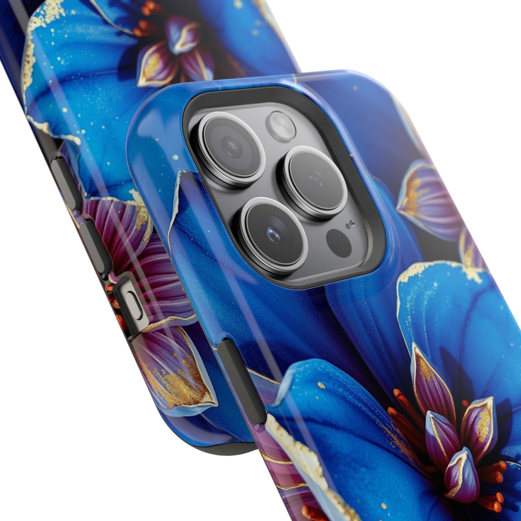 iPhone Floral Gold Foil Serene Design Slim Snap Case Ga · iPhone Case