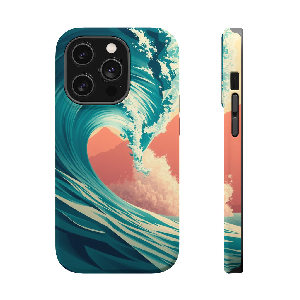iPhone Ocean Wave Crash Cinematic Art Slim Everyday Designer Case · iPhone Case