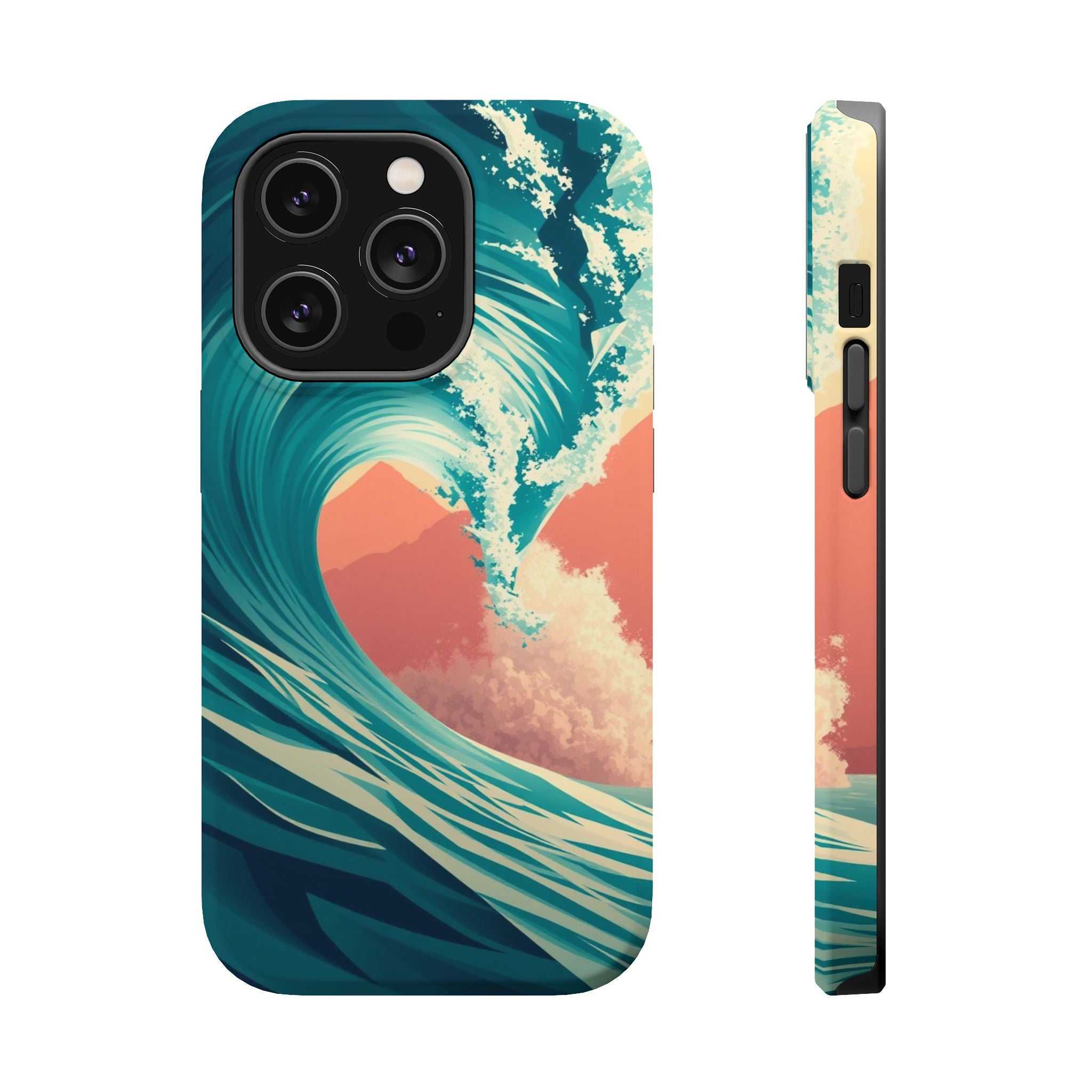 iPhone Ocean Wave Crash Cinematic Art Slim Everyday Designer Case · iPhone Case