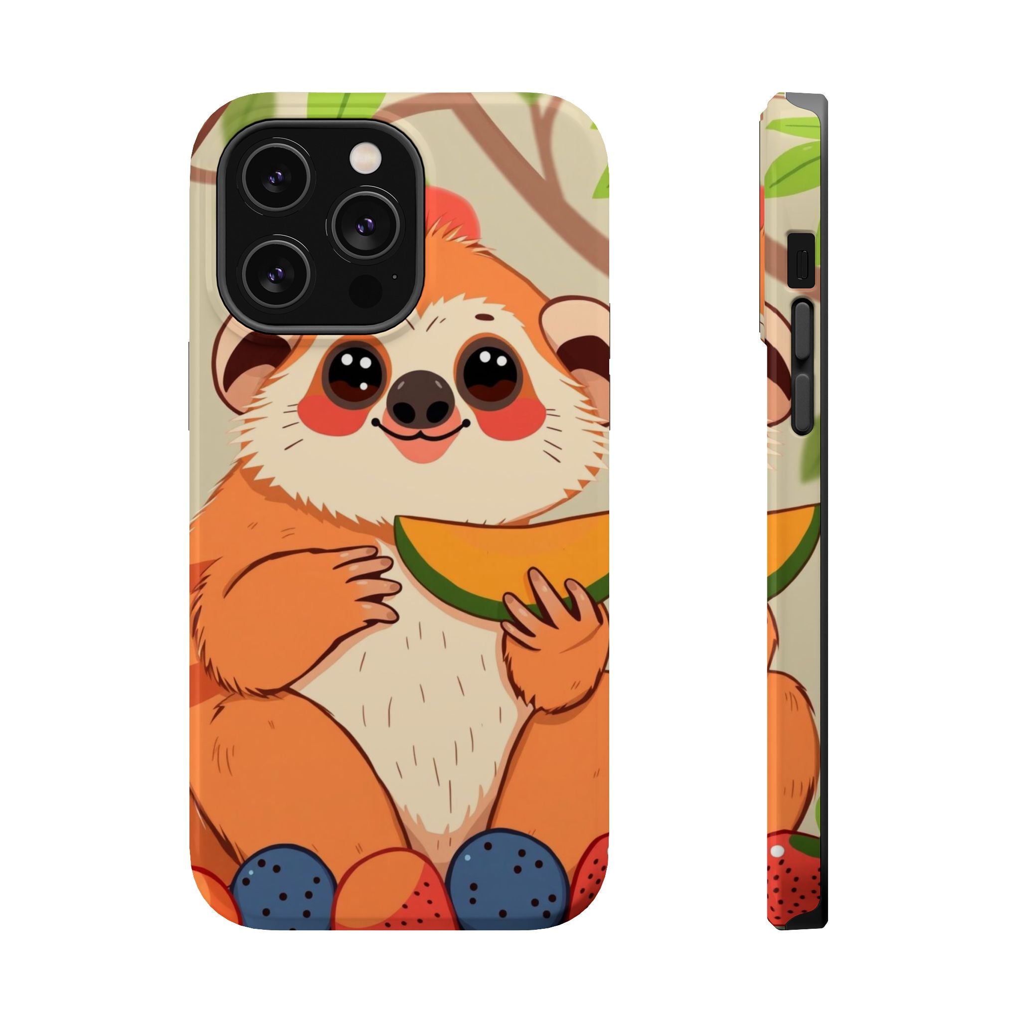 iPhone Slow Loris with Fruit Kids Fun iPhone Phone Case Gift Slim · iPhone Case