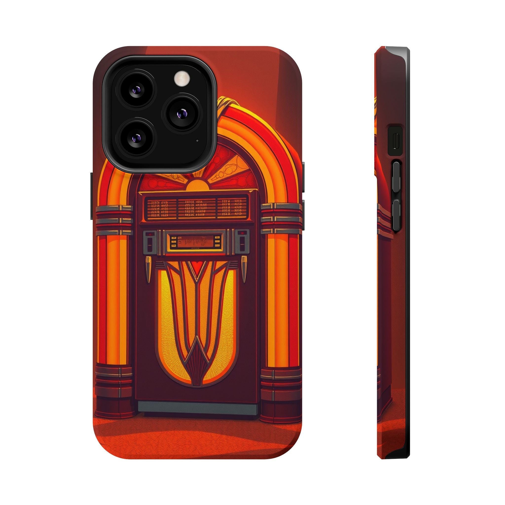iPhone Jukebox Glow Pop Art Bold Bold Modern Everyday Snap Case · iPhone Case