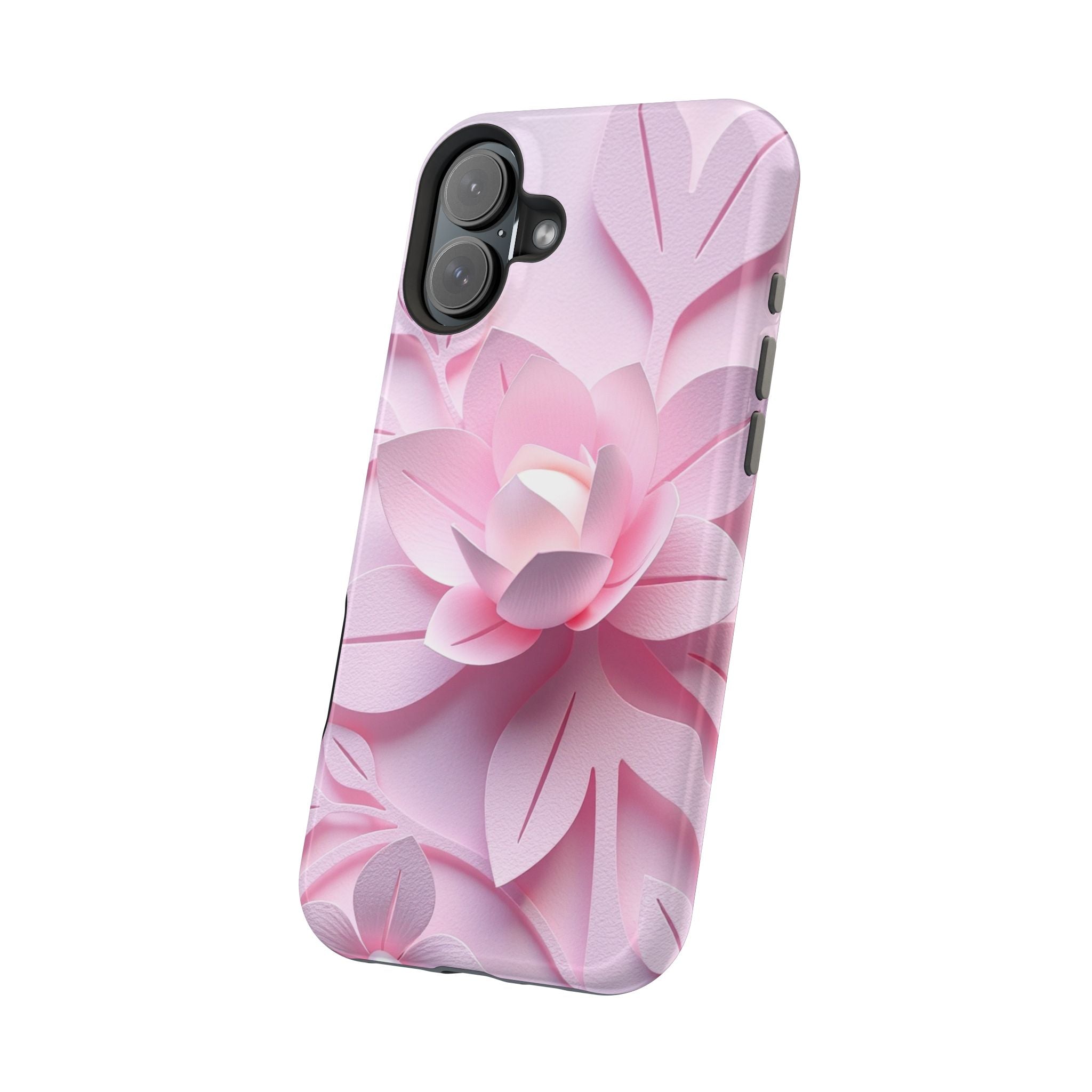 iPhone Floral Geometric Paper Cut Art Slim Everyday Designer Case · iPhone Case