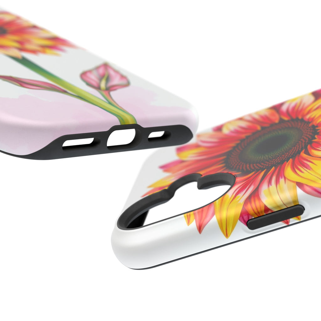 iPhone Sunflower Pop Vibrant Watercolor Slim Snap Case · iPhone Case