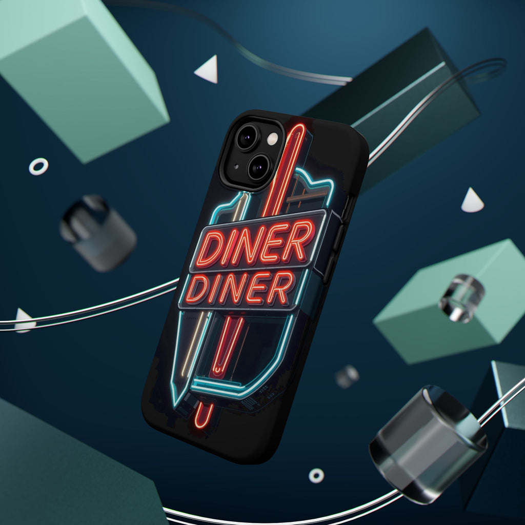 iPhone Neon Diner Sign Electric Art Slim Everyday Designer Case · iPhone Case