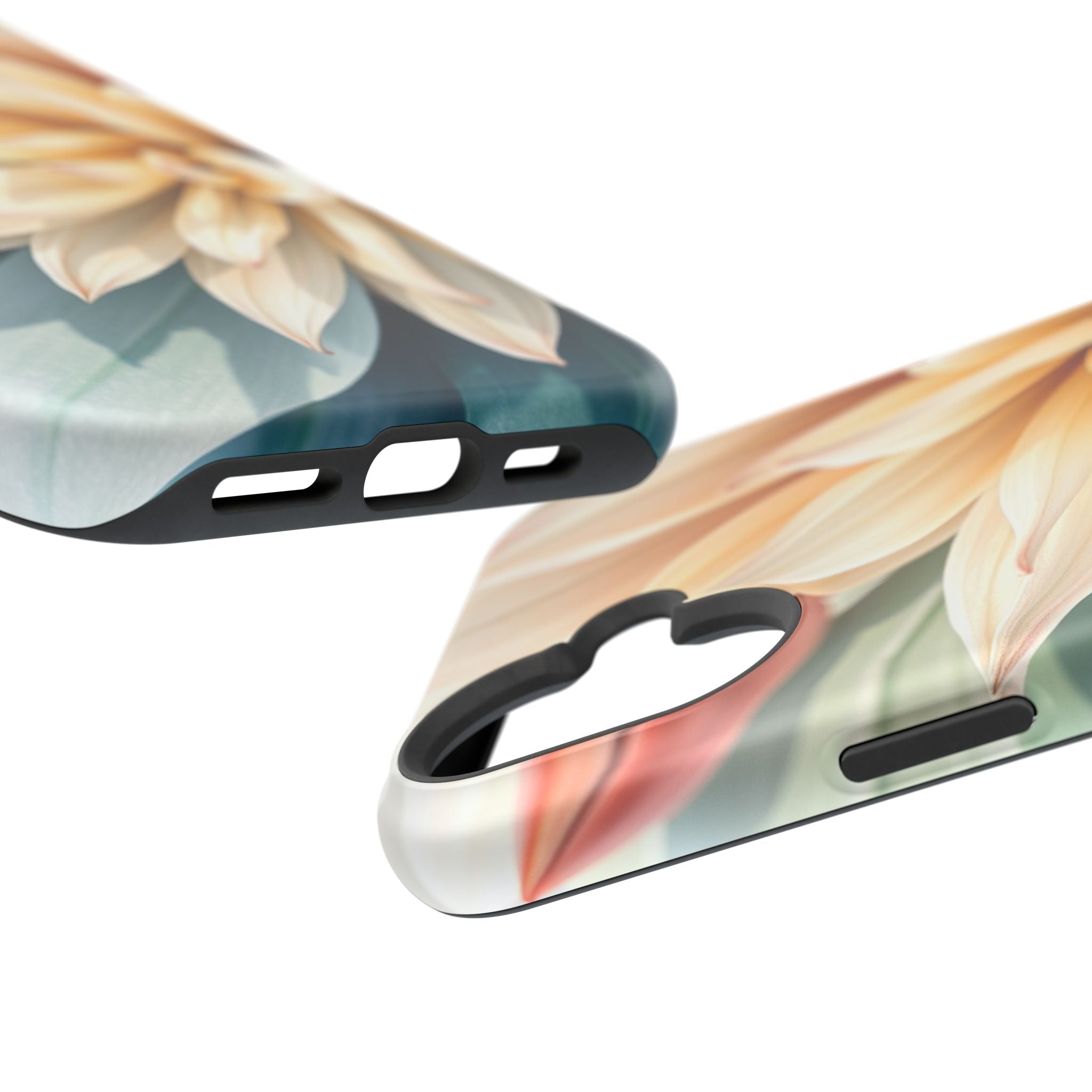 iPhone Neon Floral Radiant Design Clean Minimal Snap Case · iPhone Case