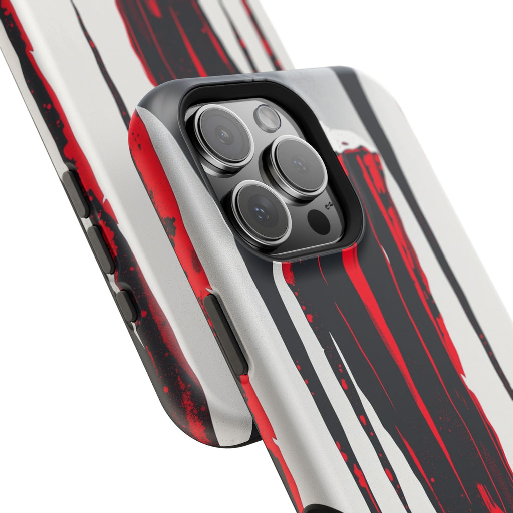 iPhone Black And Crimson Icicle Formation Slim iPhone 15 Everyday · iPhone Case