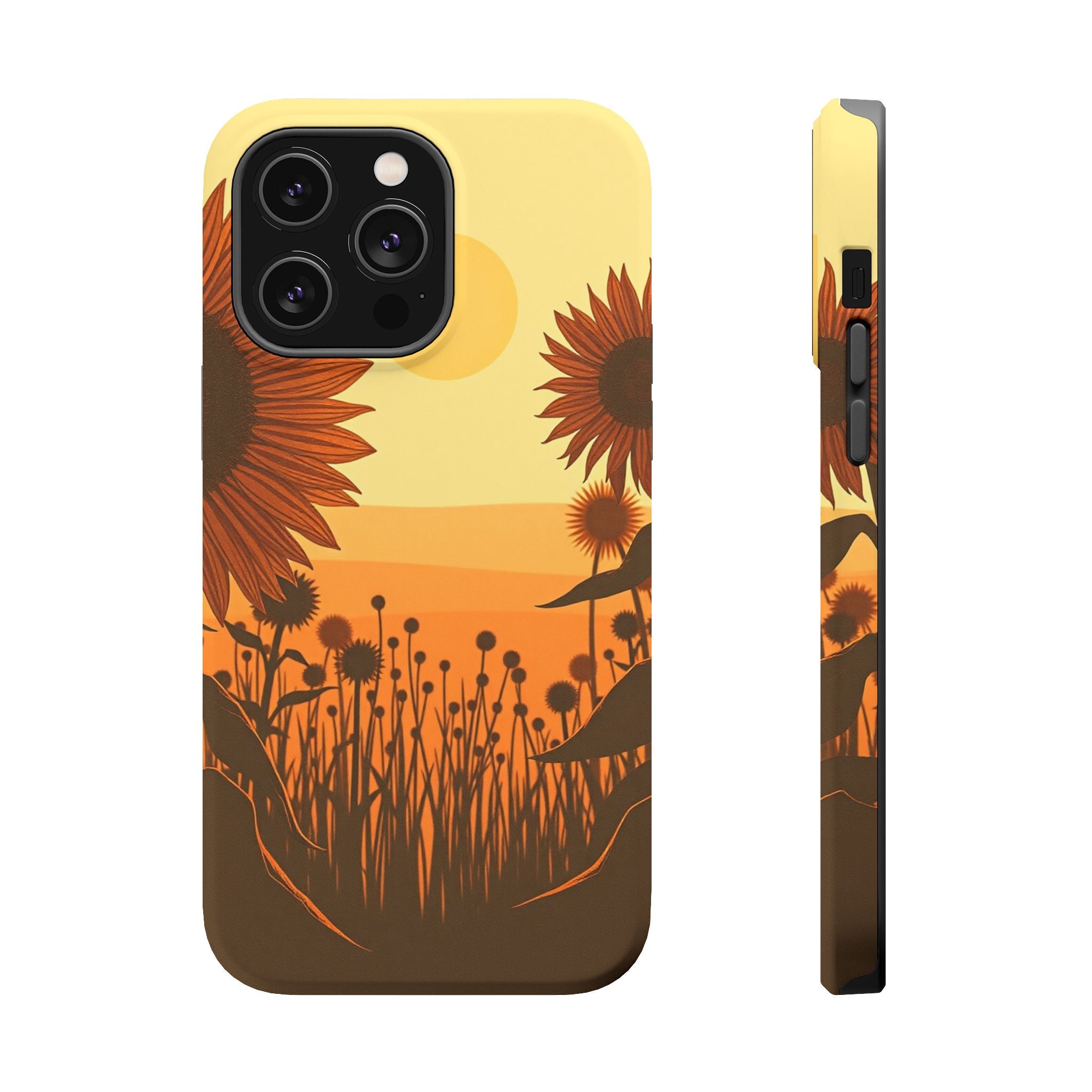iPhone Serene Sunflower Prairie Design Slim Everyday Designer Case · iPhone Case